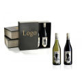 Boîte cadeau à vin personnalisée de luxe Logo imprimé